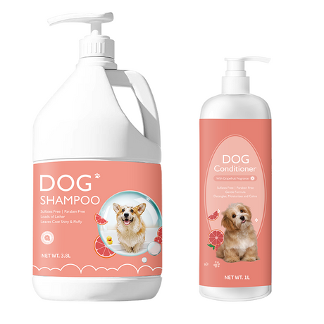 Собачья шампунь от грейпфрута Set Dog Grooming Product