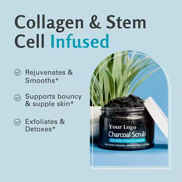 Esfoliante Corporal de Carv&atilde;o com Col&aacute;geno