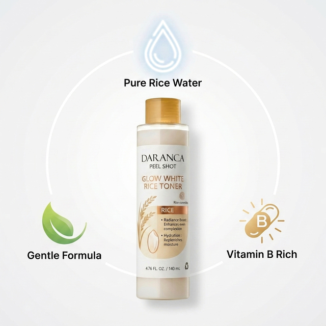 Rijst Gezichtstoner Huidverzorging Glow Water