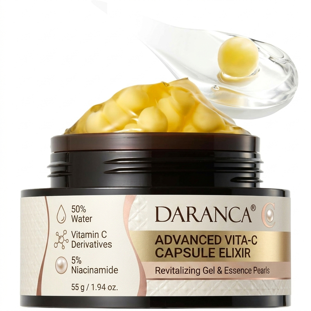 Crema facial en c&aacute;psulas de vitamina C y niacinamida